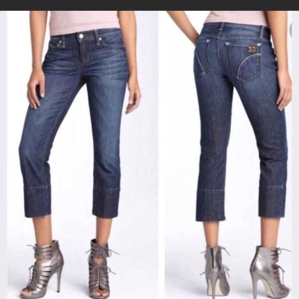 Joe’s jeans socialite kicker cropped jeans size 25